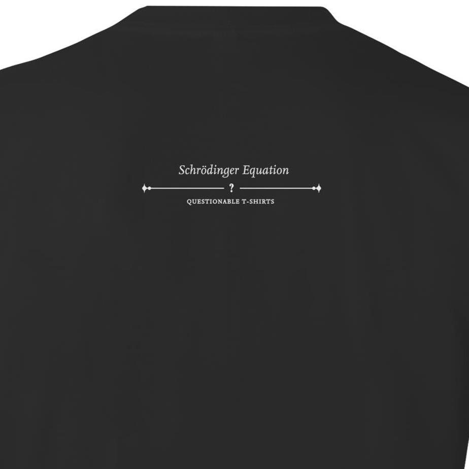 Schrödinger Equation T-Shirt – Minimalist Quantum Mechanics Apparel