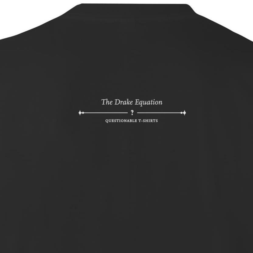 Drake Equation T-Shirt – Minimalist Space Geek Apparel