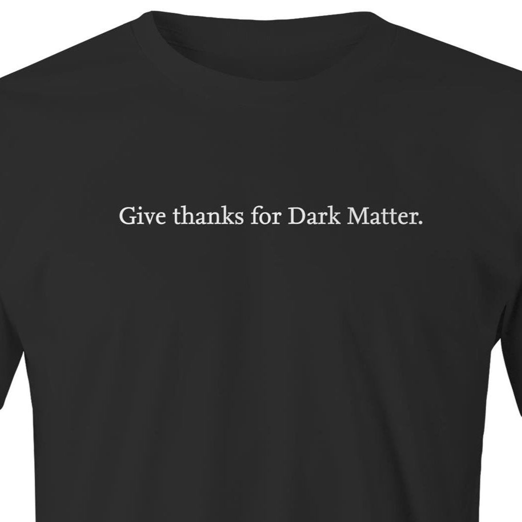 Dark Matter T-Shirt – Minimalist Science Geek Apparel